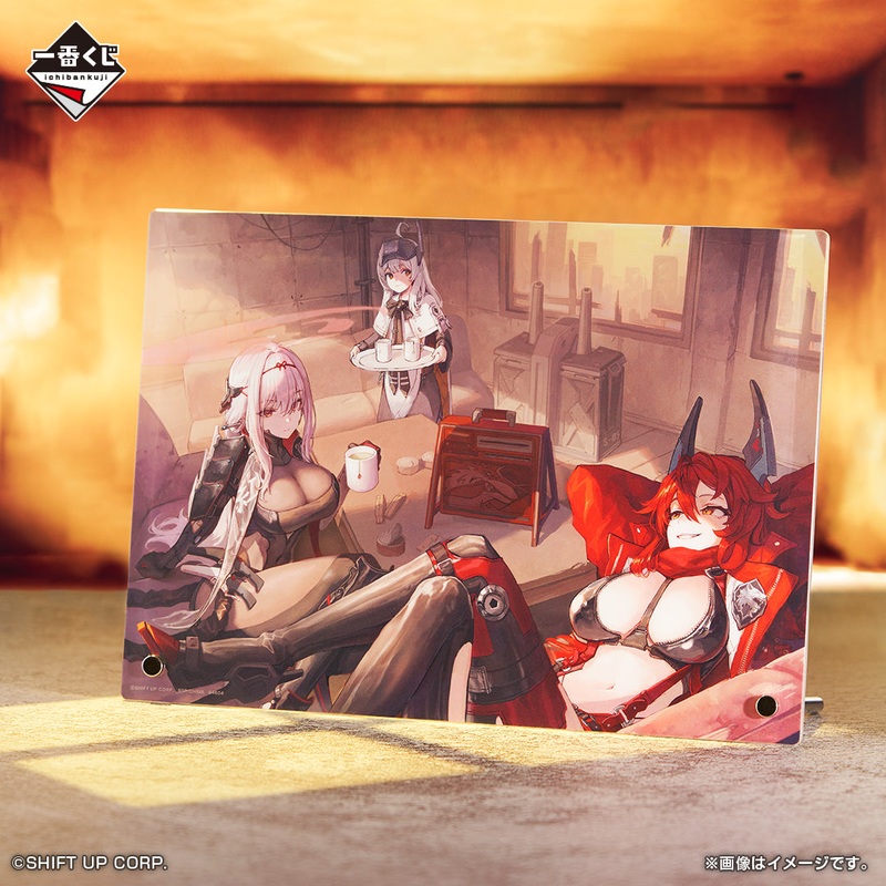 ICHIBAN KUJI GODDESS OF VICTORY – NIKKE CHAPTER 3 – C PRIZE Acrylic Board Ver.RED
