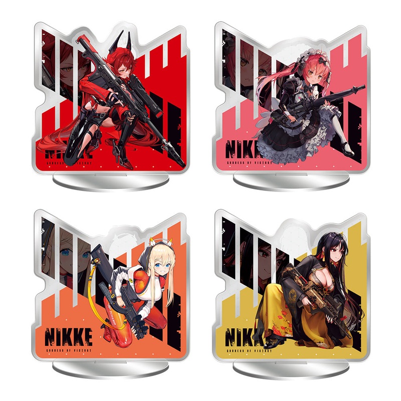 ICHIBAN KUJI GODDESS OF VICTORY – NIKKE CHAPTER 3 – I + J + K PRIZE Double-sided Battle Acrylic Stand ONE + TWO + THREE Complete Set 14 Types