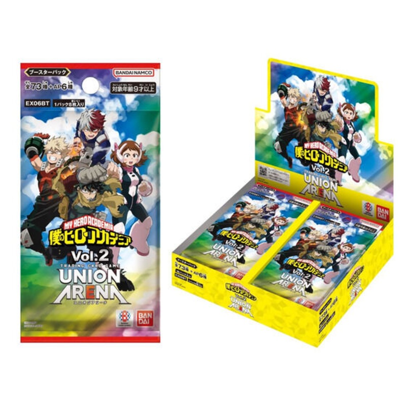 UNION ARENA TRADING CARD GAME [EX06BT] MY HERO ACADEMIA Vol.2 – BOX