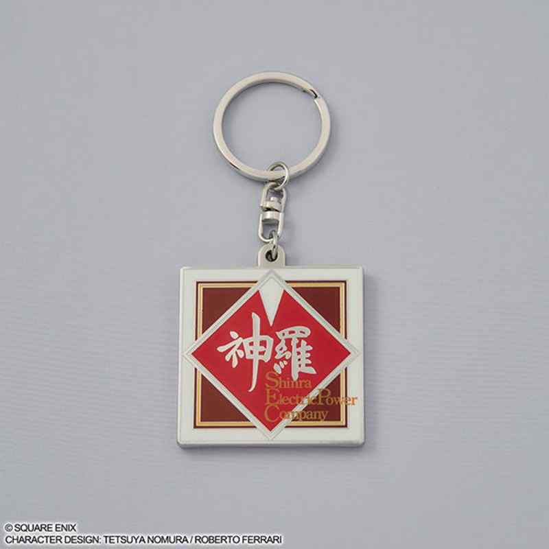 FINAL FANTASY VII REBIRTH – METAL KEYCHAIN SHINRA COMPANY