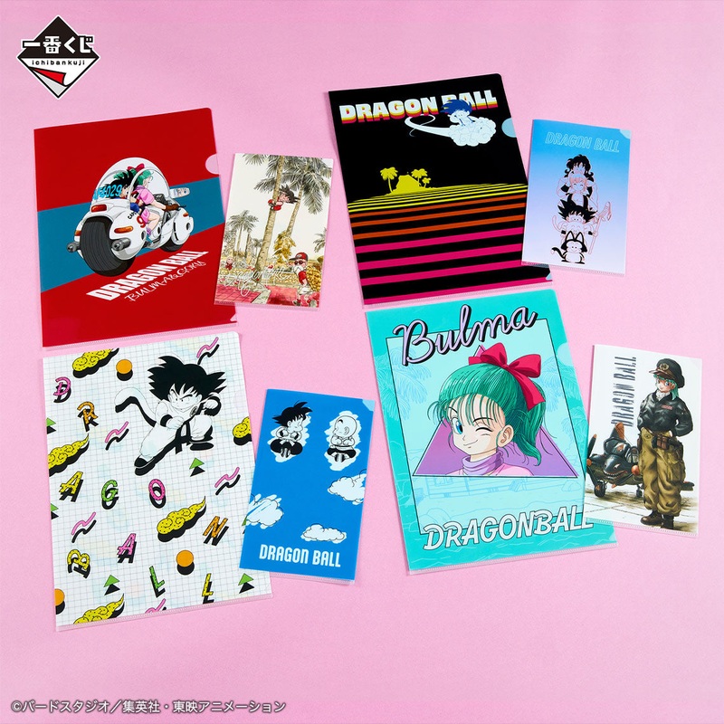 Ichiban Kuji Dragon Ball Fantastic Adventure – G Prize: Clear Files + Stickers Complete Set