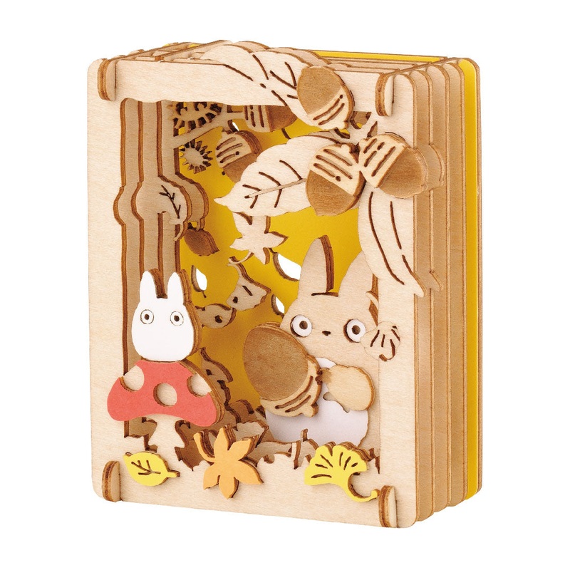 My Neighbor Totoro PAPER THEATER -Wood Style- / Acorn Finder PT-W02X