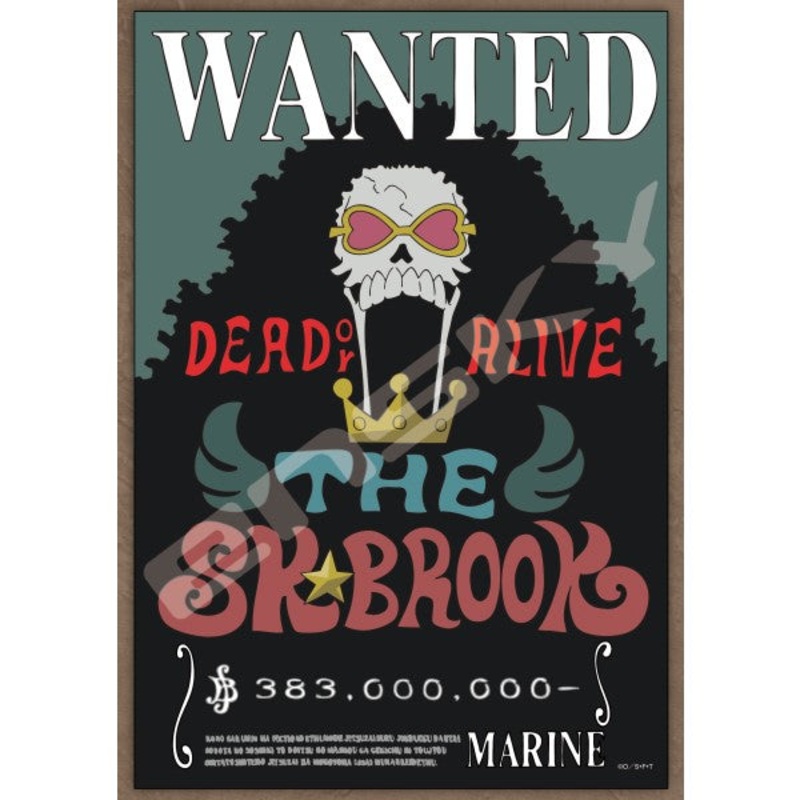 One Piece Jigsaw Puzzle 208 Pieces [Musician “Soul King” Brook] 208-142