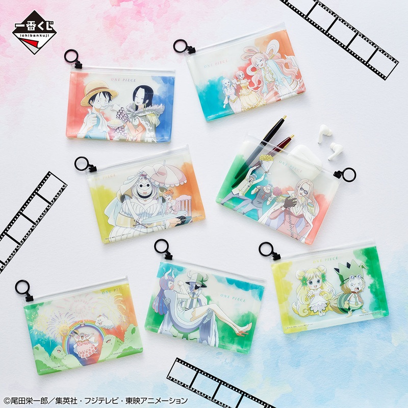 ICHIBAN KUJI ONE PIECE – MEMORY OF HEROINES – G PRIZE – SLIDER POUCH Complete Set 7 Types
