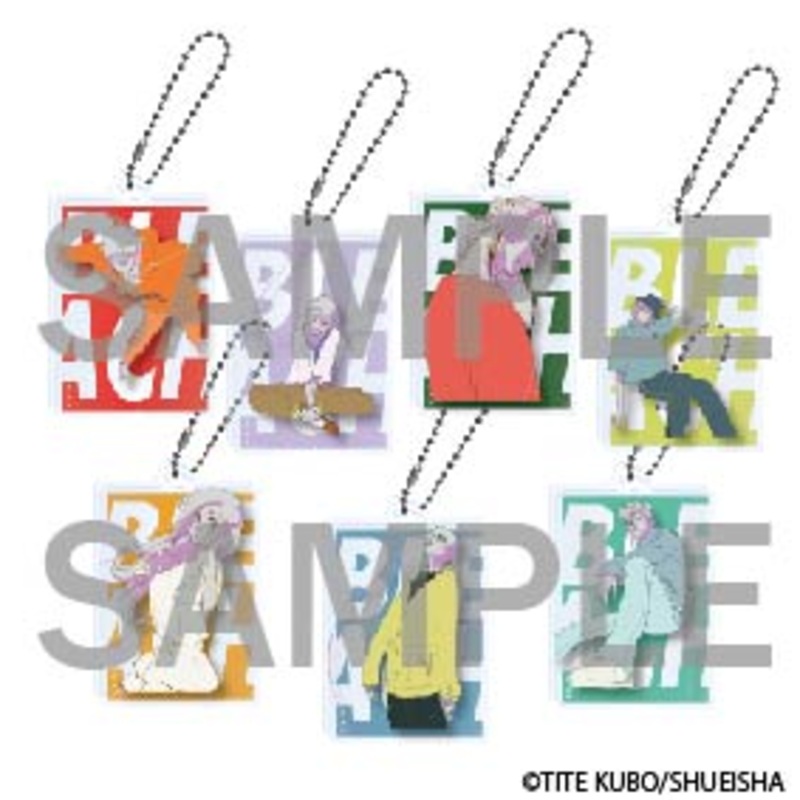 Bleach the Locus of Brave 2 Exhibition – Acrylic Block Keychain Black Hole Disco Club Complete Set of 7 Types