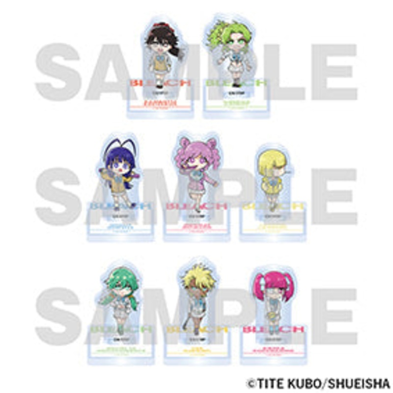 Bleach the Locus of Brave 2 Exhibition – Deformed Character Mini Acrylic Stand 2nd Edition Shirasuna Girls Complete Set of 8 Types