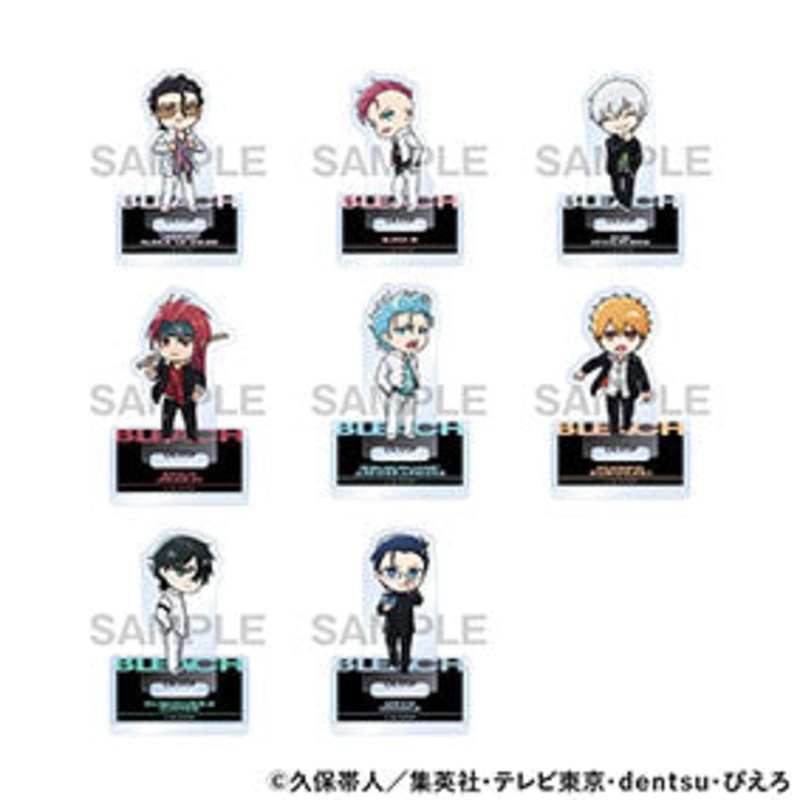 Bleach the Locus of Brave 2 Exhibition – Deformed Character Mini Acrylic Stand Complete Set of 8 Types