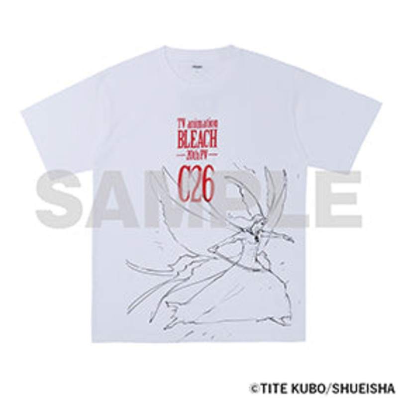 Bleach the Locus of Brave 2 Exhibition – White TEE BLEACH 20thPV C26