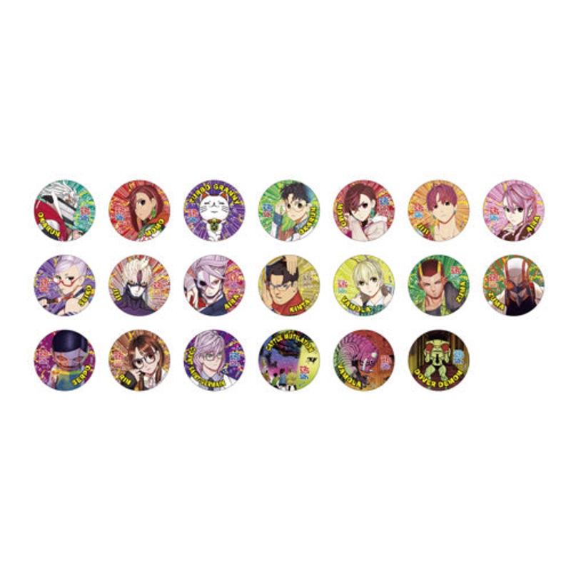 DanDaDan Exhibition – Character Badge Collection Complete Set of 20 Types