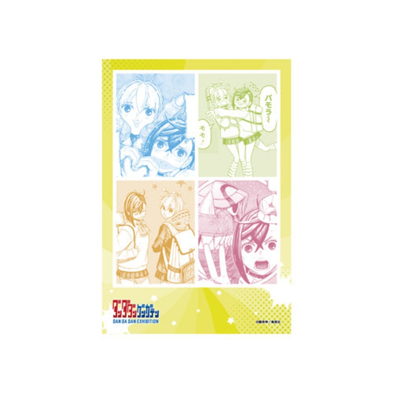 DanDaDan Exhibition – Momo and Bamora Print Sticker Style 4-Cut Sticker