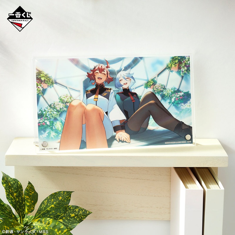 ICHIBAN KUJI MOBILE SUIT GUNDAM: THE WITCH OF MERCURY VOL.3 – BLESSINGS TO YOU – B PRIZE – VISUAL STAND EPISODE 24 END CARD VER.