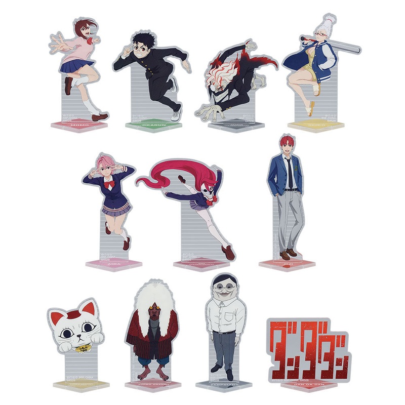 ICHIBAN KUJI MY DANDADAN – OCCULTIC BATTLE BEGINS ! – F PRIZE – ACRYLIC STAND Complete Set 11 Types