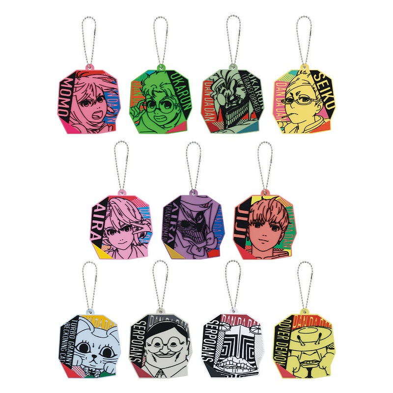 ICHIBAN KUJI MY DANDADAN – OCCULTIC BATTLE BEGINS ! – G PRIZE – RUBBER CHARM Complete Set 11 Types
