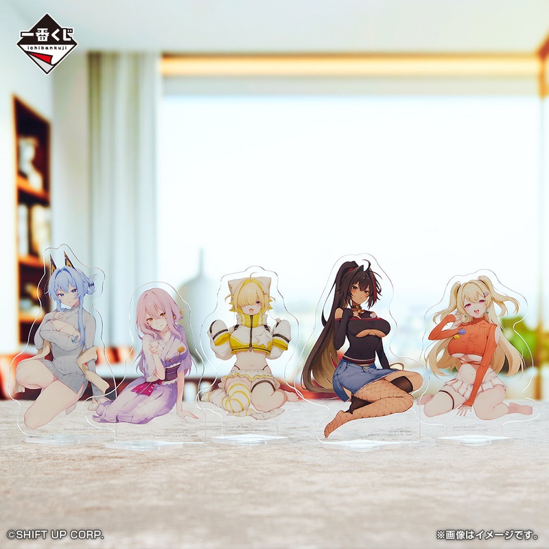 ICHIBAN KUJI GODDESS OF VICTORY – NIKKE CHAPTER 4 – E PRIZE – Acrylic Stand – Complete set of 5 types
