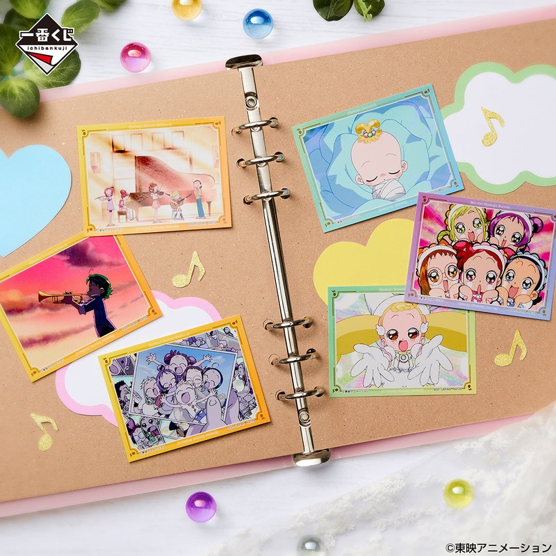 ICHIBAN KUJI MAGICAL DOREMI 25TH ANNIVERSARY – G PRIZE – MEMORIES STICKER – COMPLETE SET OF 6 TYPES