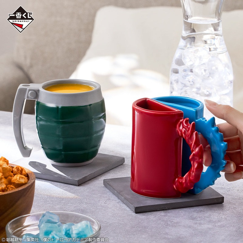ICHIBAN KUJI MY HERO ACADEMIA – STAND UP AGAIN – D PRIZE – MUG COLLECTION – COMPLETE SET OF 2