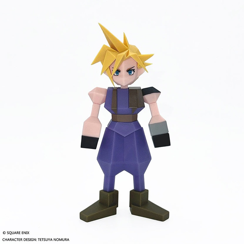 FINAL FANTASY VII POLYGON SOFT VINYL – CLOUD STRIFE