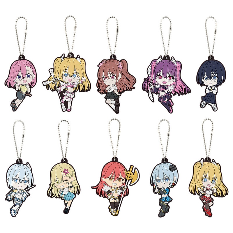 ICHIBAN KUJI 2.5 DIMENSIONAL SEDUCTION – ANGEL AIRBORNE FORCES ASSEMBLE ! – I PRIZE – RUBBER CHARM – COMPLETE SET OF 10 TYPES