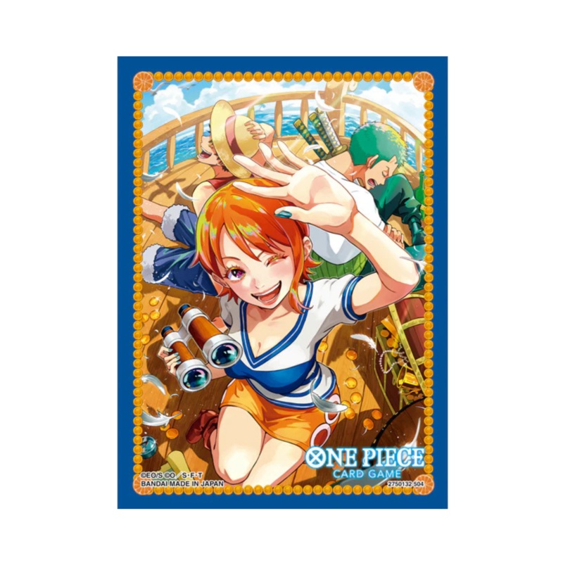 BANDAI ONE PIECE CARD GAME OFFICIAL CARD SLEEVES 8 – NAMI