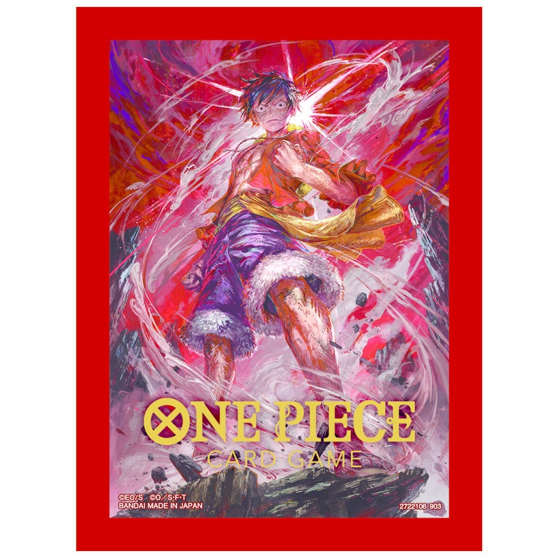 BANDAI ONE PIECE CARD GAME OFFICIAL LIMITED CARD SLEEVE – MONKEY D. LUFFY 2