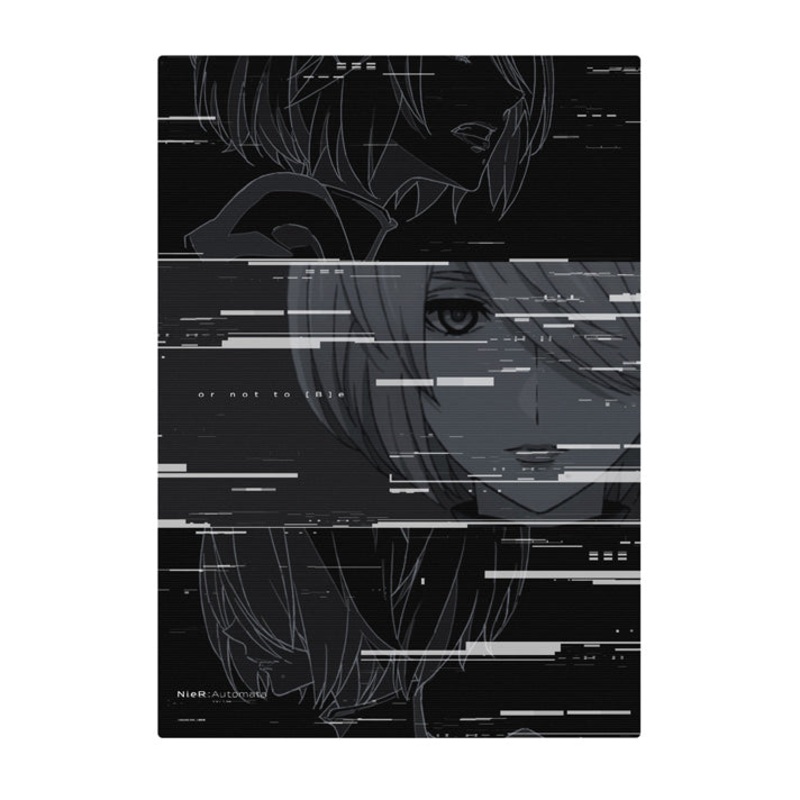 NIER KUJI NIER : AUTOMATA VER1.1A BROADCAST COMMEMORATION KUJI 2 – D PRIZE VISUAL SHEET COMPLETE SET OF 4 TYPES