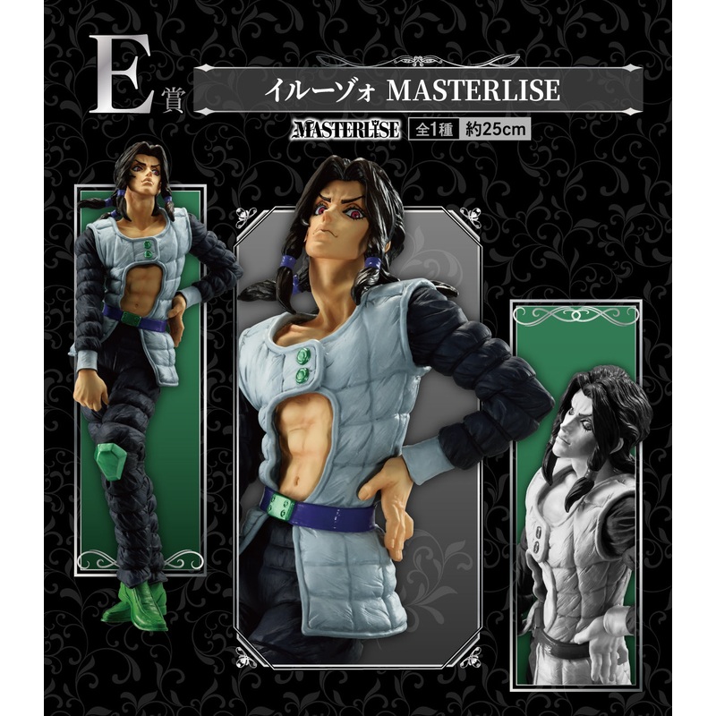 ICHIBAN KUJI JOJO’S BIZARRE ADVENTURE GOLDEN WIND HITMAN TEAM – E PRIZE ILLUSO MASTERLISE