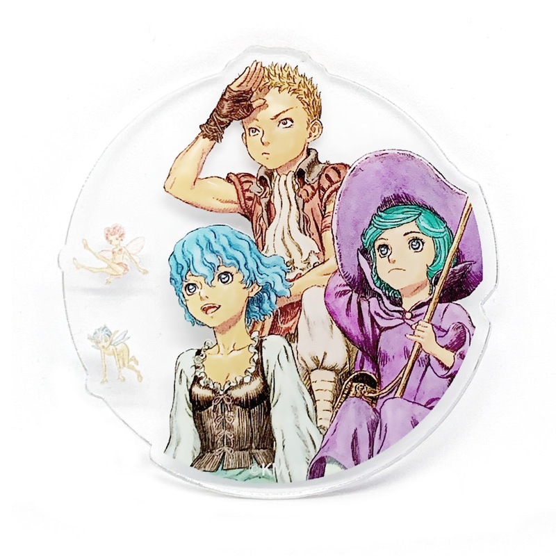 [The Great Berserk Exhibition] Acrylic badge “E” with mount card