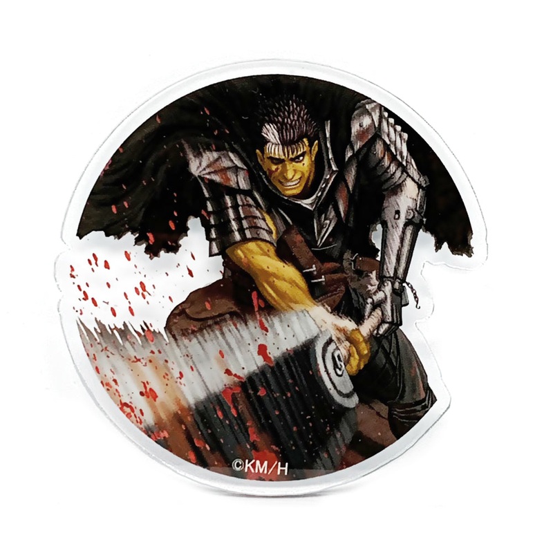 [The Great Berserk Exhibition] Acrylic badge “F” with mount card
