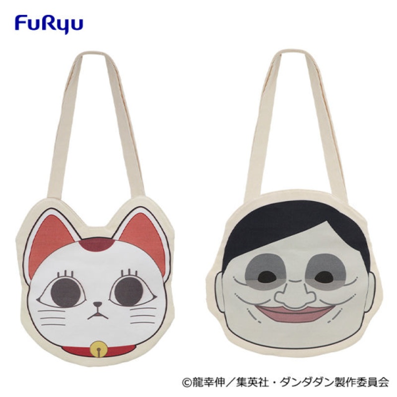 DANDADAN – DIE CUT TOTE BAG TURBO GRANNY (MANEKI NEKO) AND SERPO
