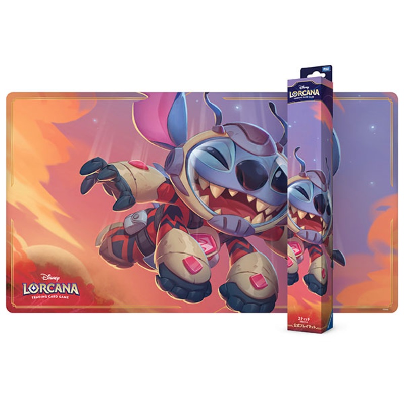 DISNEY LORCANA: INTO THE INKLANDS – JAPANESE VERSION OFFICIAL PLAYMAT STITCH LITTLE ROCKET