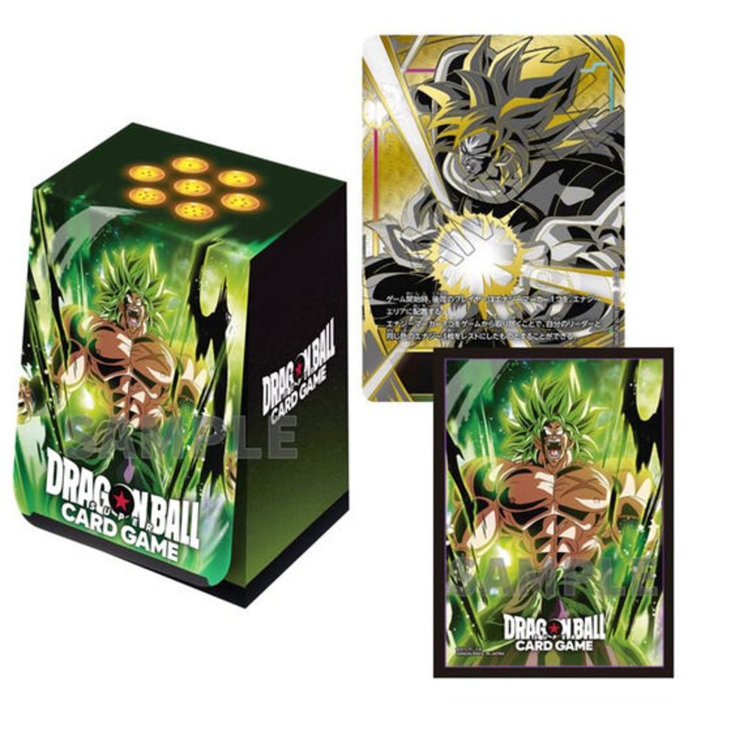 Dragon Ball Super Card Game Fusion World Official Card Case and Sleeve – Set 04 Broly