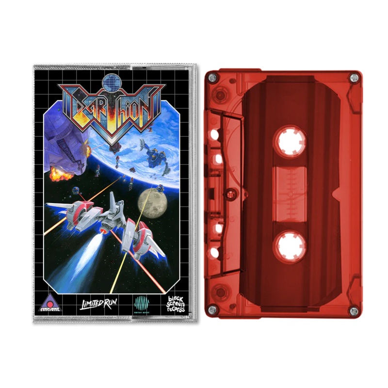Earthion Original Soundtrack Cassette Tape – Limited Edition Clear Red