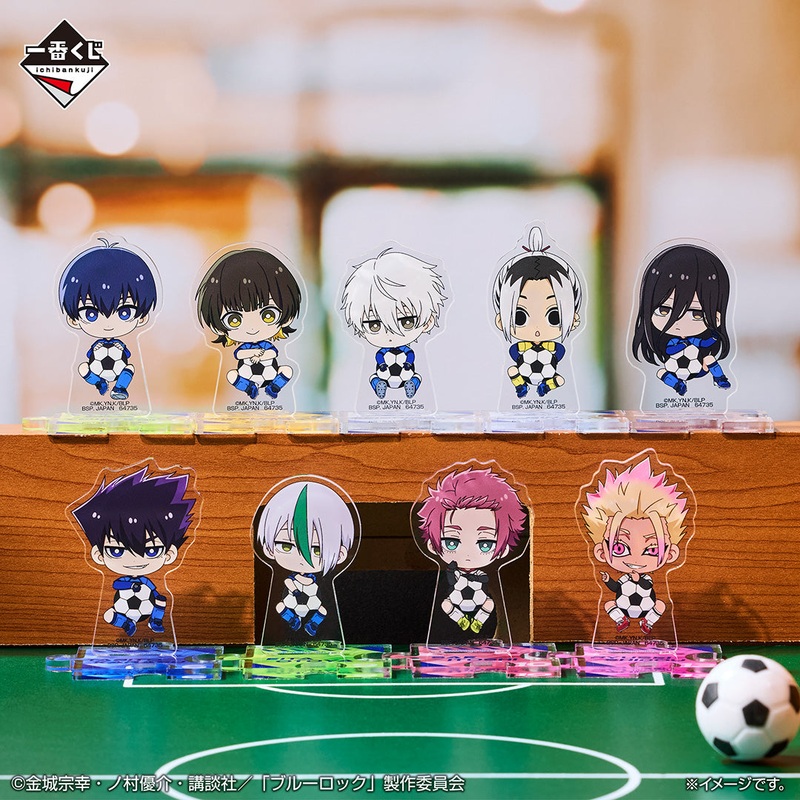 ICHIBAN KUJI BLUE LOCK READY FOR THE FINAL BATTLE – H PRIZE SOGYUTTO ACRYLIC STAND A COMPLETE SET OF 9 TYPES
