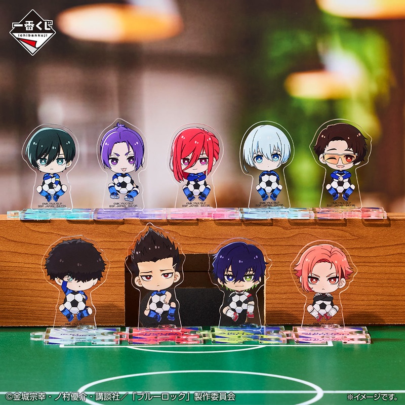 ICHIBAN KUJI BLUE LOCK READY FOR THE FINAL BATTLE – I PRIZE SOGYUTTO ACRYLIC STAND B COMPLETE SET OF 9 TYPES