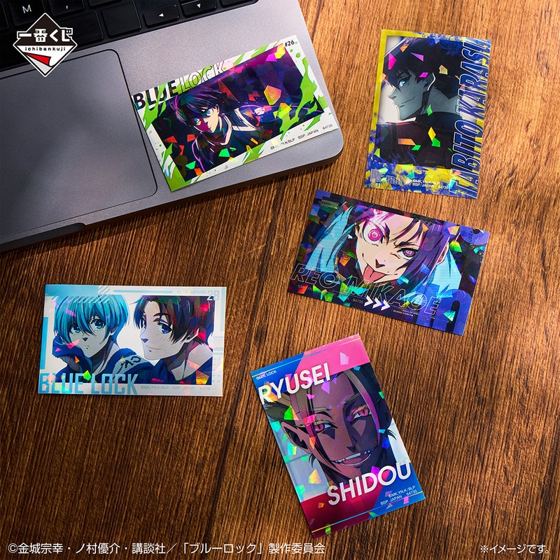 ICHIBAN KUJI BLUE LOCK READY FOR THE FINAL BATTLE – K PRIZE HOLOGRAPHIC STICKER SET COMPLETE SET OF 10 TYPES