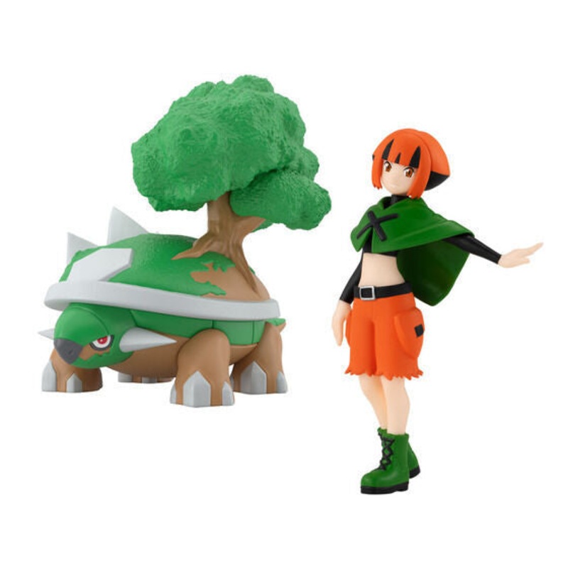 Pokemon Scale World – Sinnoh Region Gardenia and Torterra