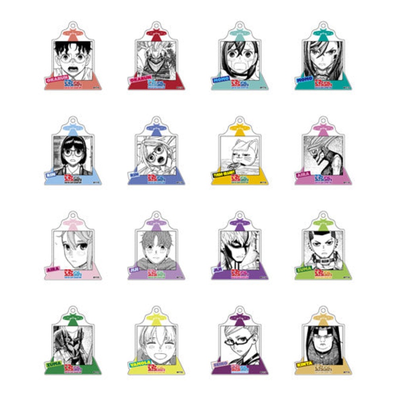 DanDaDan Exhibition – Acrylic Keychain Collection Complete Set of 16 Types