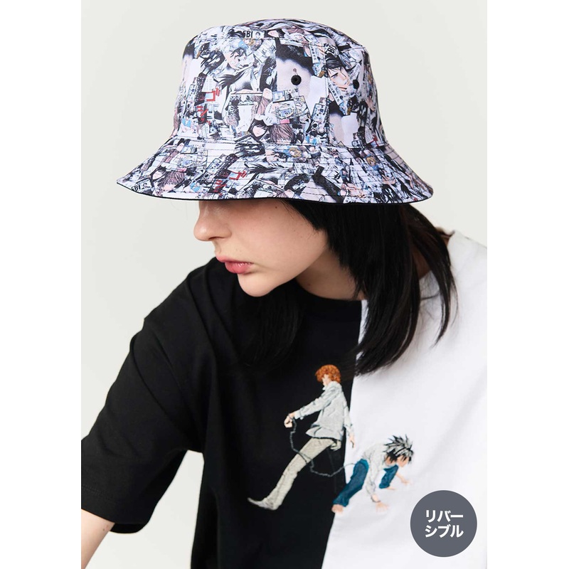 Death Note Graniph – Memory Pattern Reversible Bucket Hat